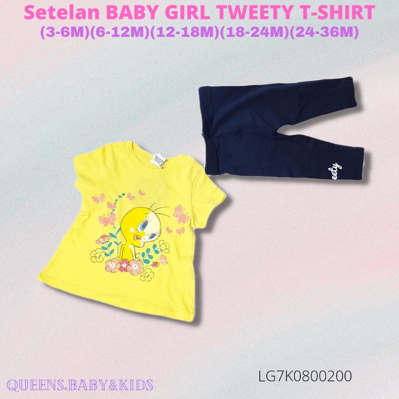 1 Set Baby Colours Tweety Yellow - KIDS ICON
