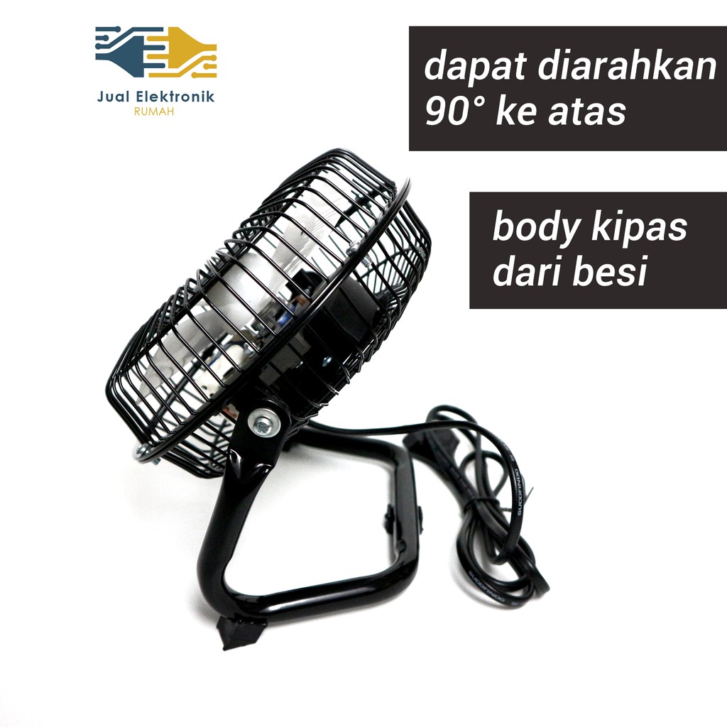 Regency Kipas Mini ZDLX06 Kipas Angin Besi Tornado 6 Inch