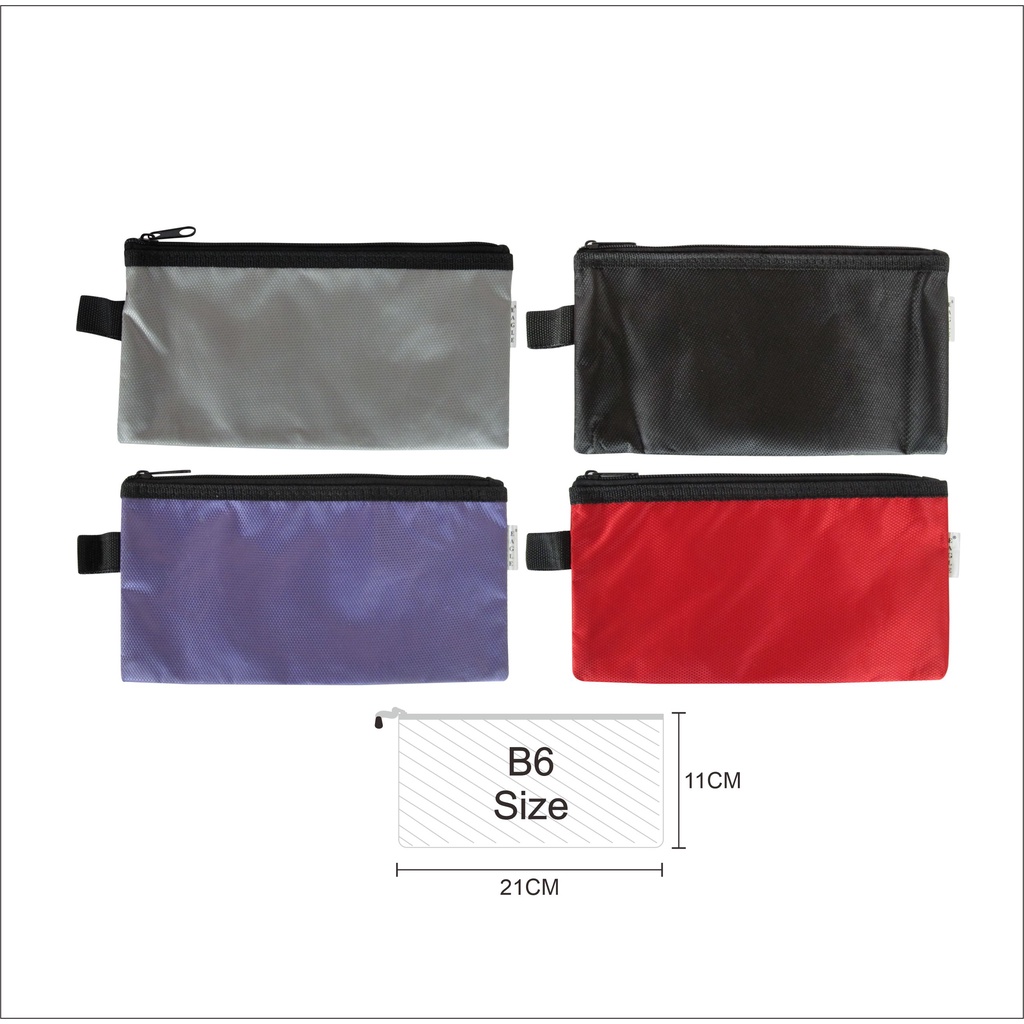 

Document Bag Tas Dokumen Kotak Pensil Tempat Pensil Resleting B6 E 238