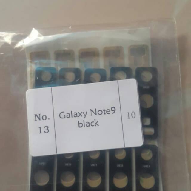 Kaca Kamera Samsung Galaxy Note 9 Black Lensa Kamera Belakang