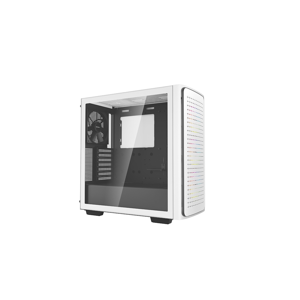 Casing Deepcool CK560 CK 560 White + 4 Fan Casing PC Gaming