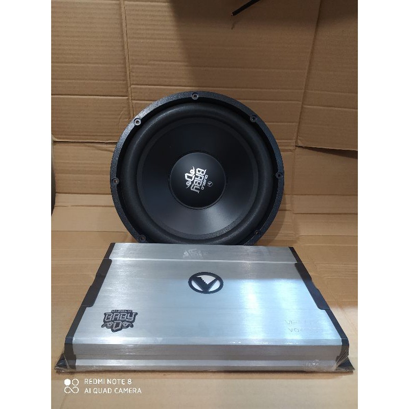 Paket Venom BABY Power Venom and Subwoofer Venom Baby Audio Mobil