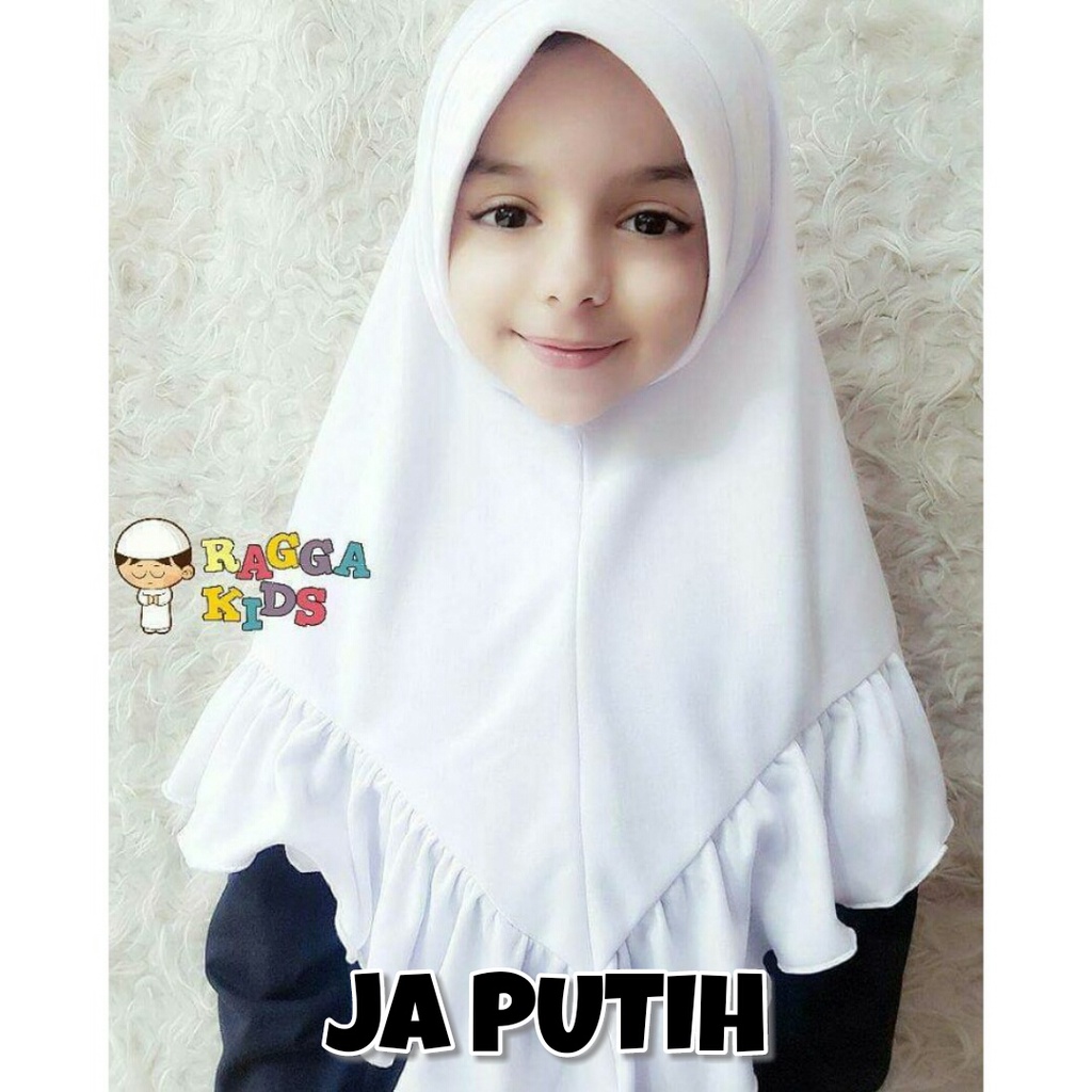 Raggakids Khimar Anak - Putih (Pet)