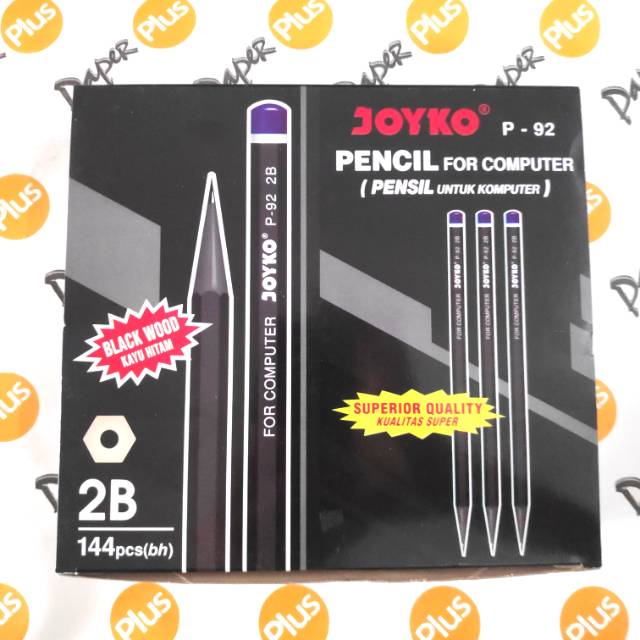 

Pensil 2B JOYKO Hitam P92 for computer (12pcs)