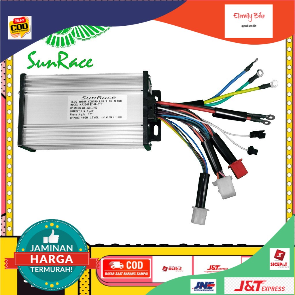 CONTROLLER BRUSHLESS 72V - 1000W SUNRACE