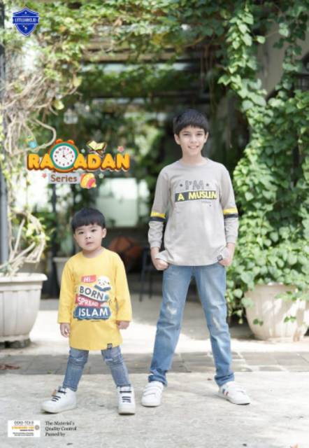 Longsleeve ramadhan series littleark 2-10t ready