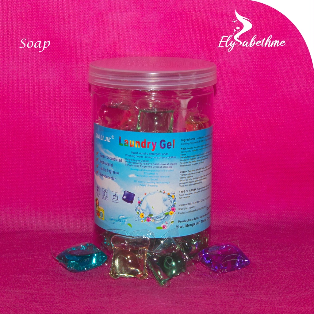 ✿ELYSABETHME✿ sabun cuci baju kotak laundry ball detergent wangi tahan lama