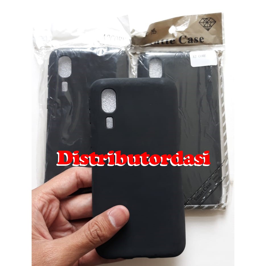 SOFTCASE CASE TPU SILIKON CASING KONDOM blackmatte case Samsung A2 Core ready stok grosir