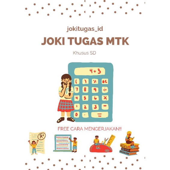 

JOKI TUGAS MATEMATIKA / MTK