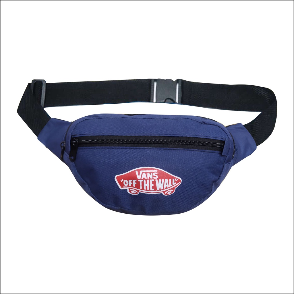 Pege 8851 - Tas Selempang Pinggang Waistbag Pria Model Oval Slingbag Pria Kasual Polos Keren