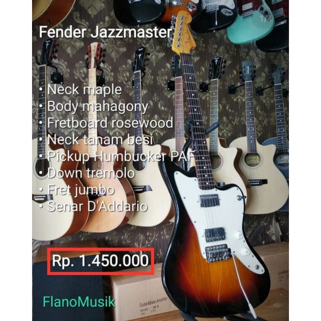 Gitar Fender Jazzmaster Sun Burst