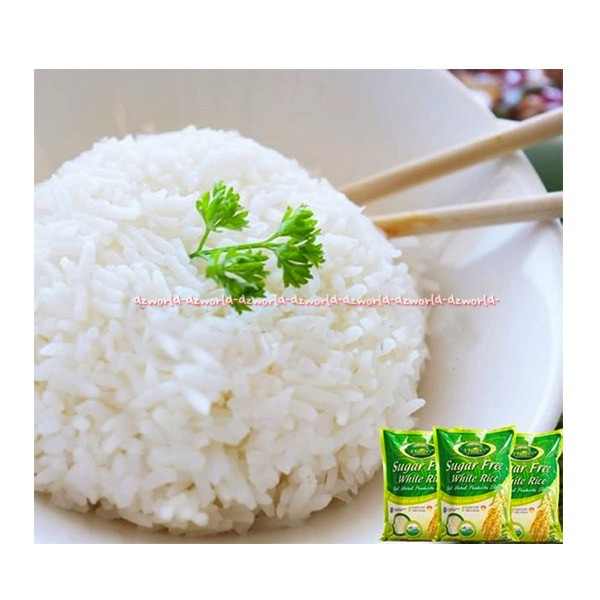 Hotel Sugar Free White Sugar Diabetes Low GI Rice Beras Untuk Diabetes 2kg Beras Organik