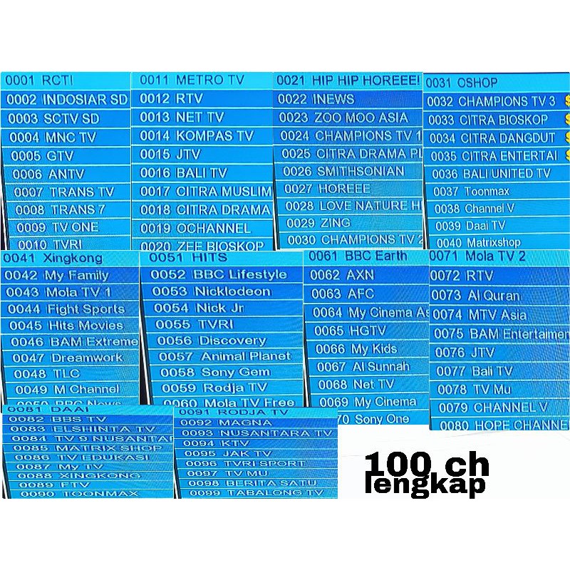 Antena Parabola Jaring 6 Fett Lengkap Receiver Nex Parabola kuning Channel lengkap