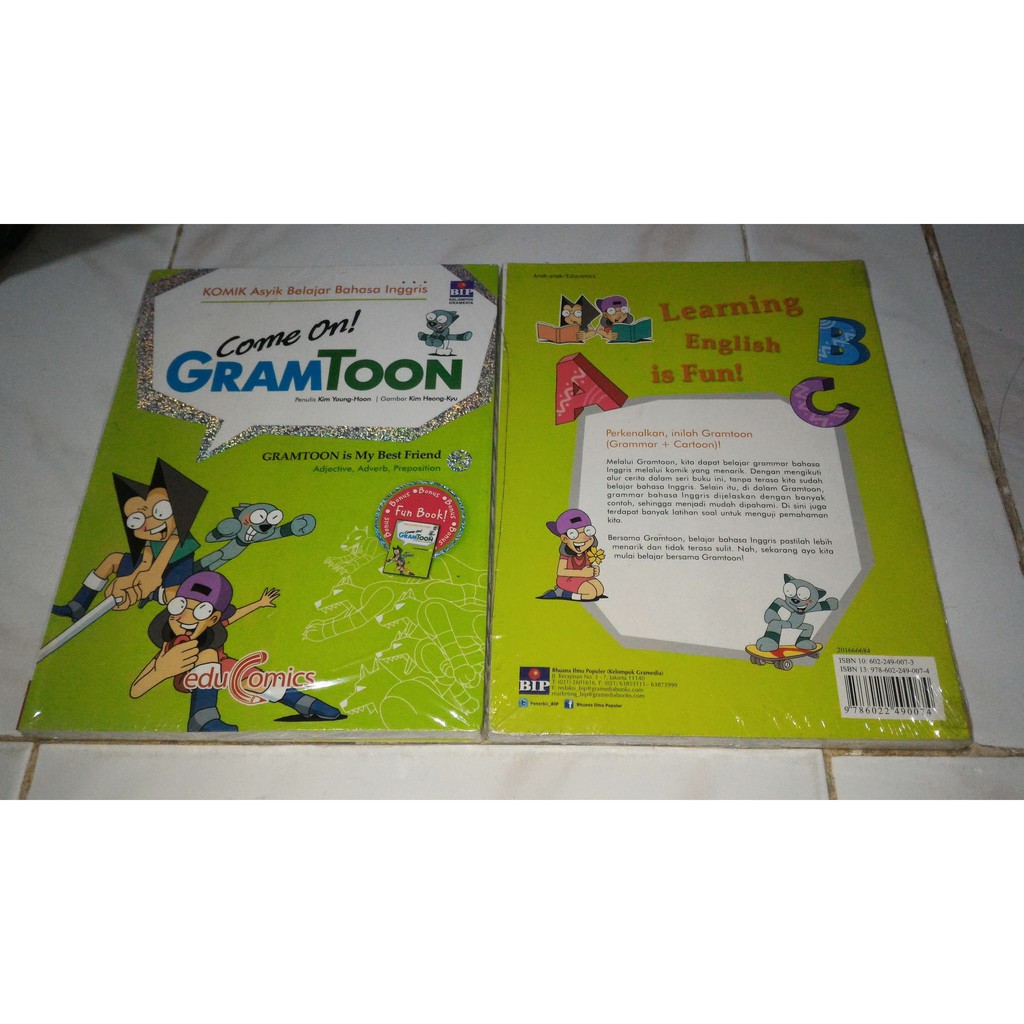 Come On GramToon Adjective Adverb Preposition Komik Bahasa Inggris