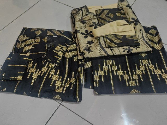 Maura Couple - Sania Ruffle Batik Couple Ori Ndoro Jowi Garansi Termurah Shopee - Couple Kintana