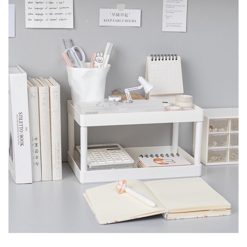 Double Deck Desktop Storage Organiser