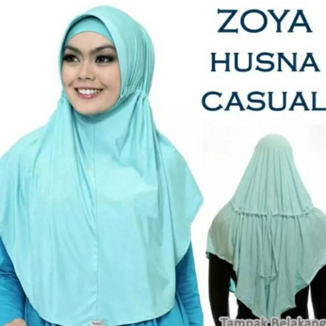 Hijab bergo Zoya husna HEIQ warna mint