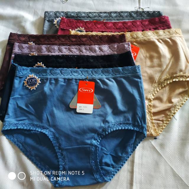 Celana dalam sorex renda katun