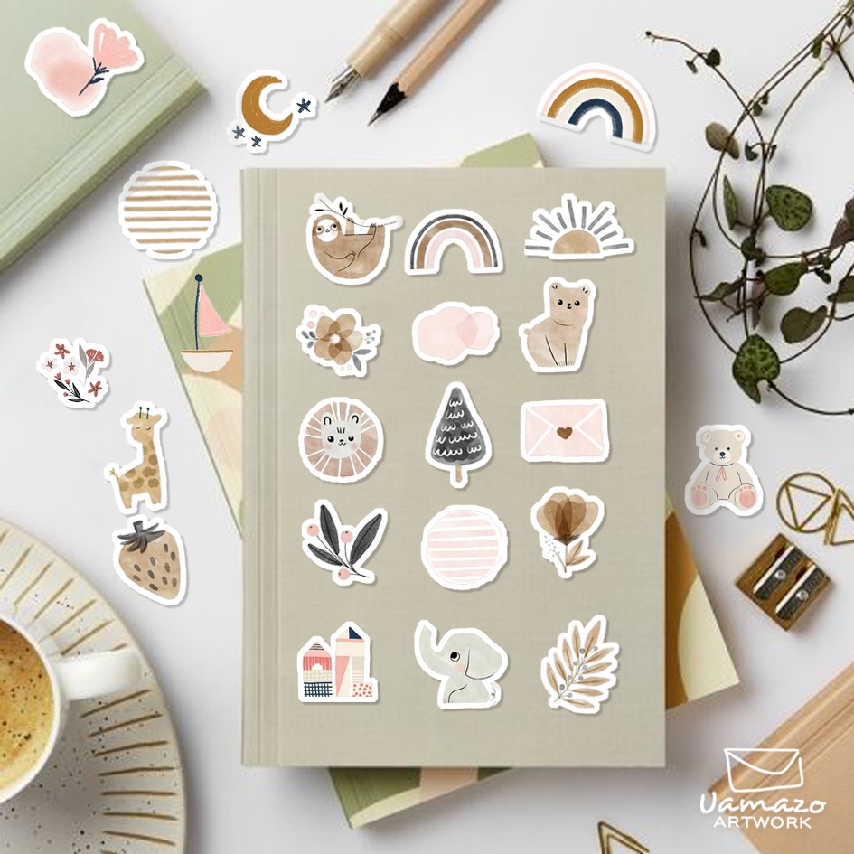 

Sticker Tumblr / Boho Choco / Sticker Pack / Sticker Lucu / Sticker Aesthetic / Sticker Scrapbook
