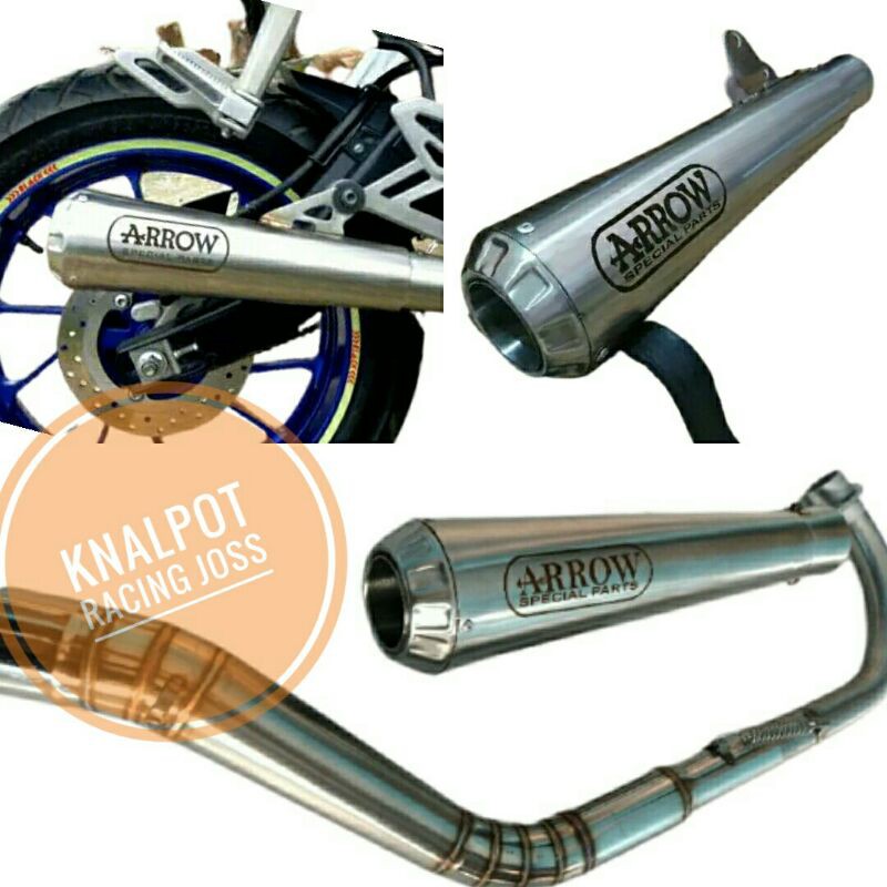 Knalpot Arrow Pro Race Vixion R15 GSX CBR 150 CB150R Satria Fu MX King Sonic Not R9 Proliner WRX CLD