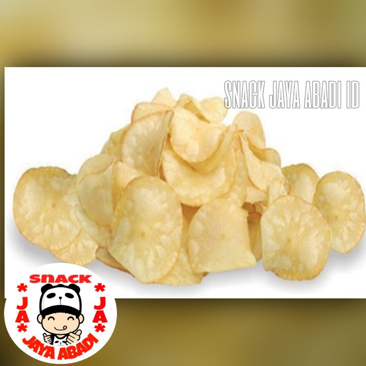 

250GR Keripik Singkong Original / Kripik Singkong Asin Putih (Cassava Chips)