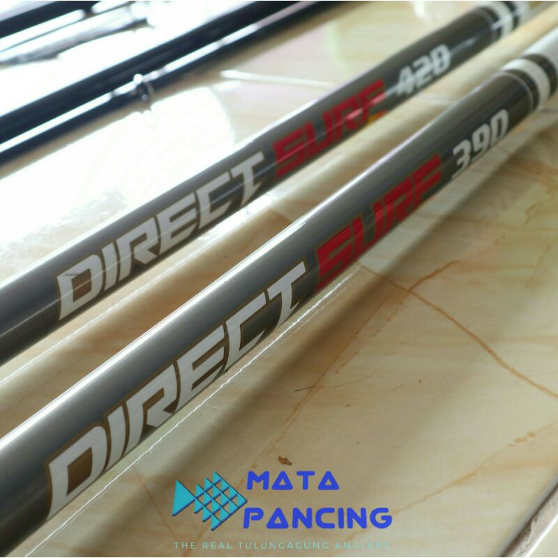 Joran sambung 3 hammerhead direct surf 390 420 carbon action hard joran tebing karang dan joran pantai