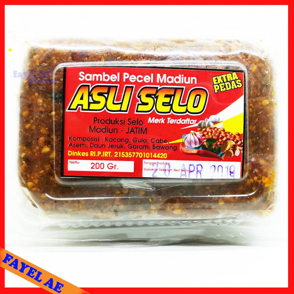 Jual 180gram Bumbu Pecel Madiun Extra Pedas Bumbu Kacang Instan Resep