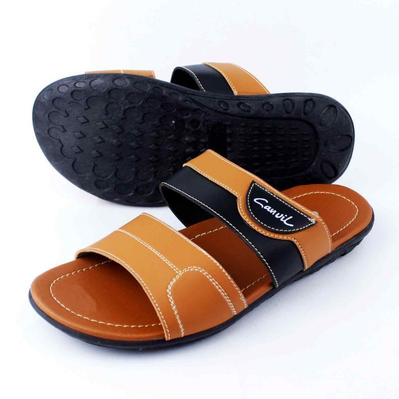 SANDAL PRIA TERBARU /SANDAL SLOP /SANDAL SLIDE KASUAL KEKINIAN