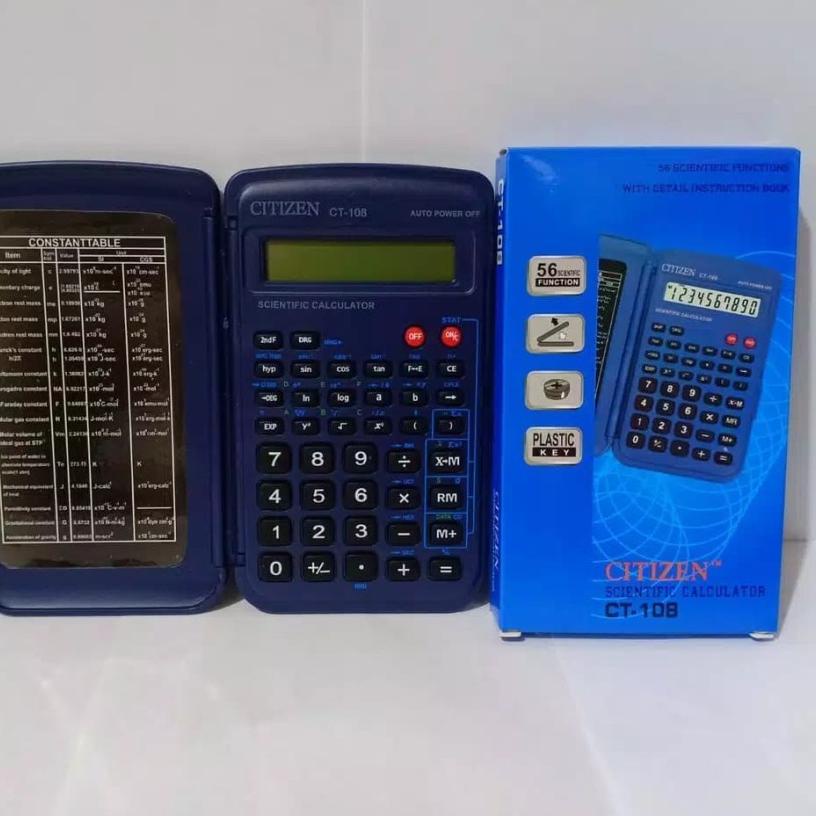 

Miliki Kalkulator / calculator Citizen Scientific Ilmiah CT 108