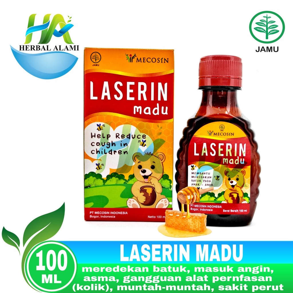 Laserin Madu 100ml - Obat Batuk Anak