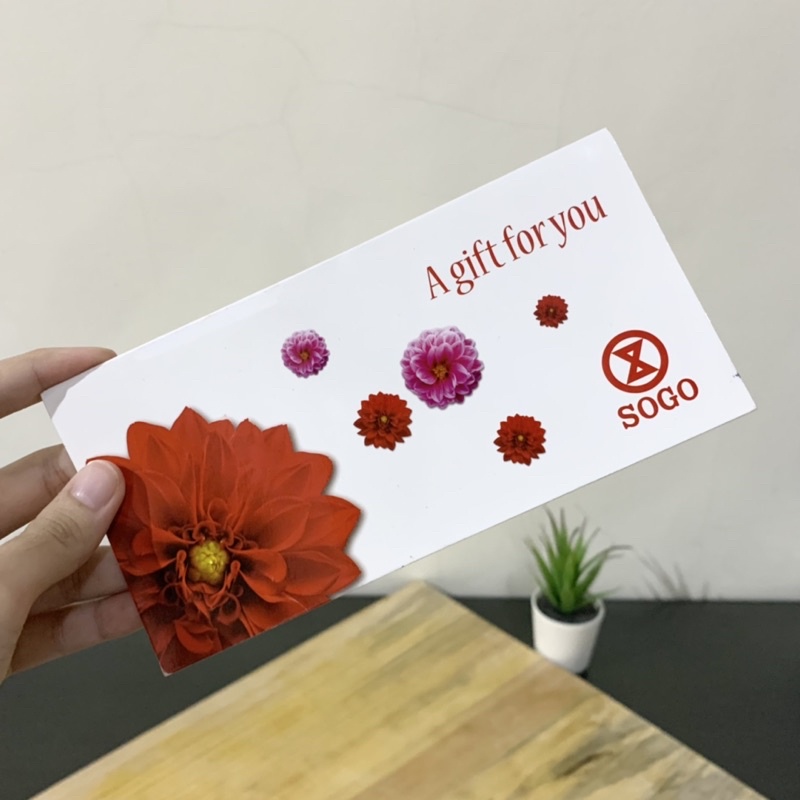 

Sogo Gift Card Envelope Amplop Surat Murah Preloved