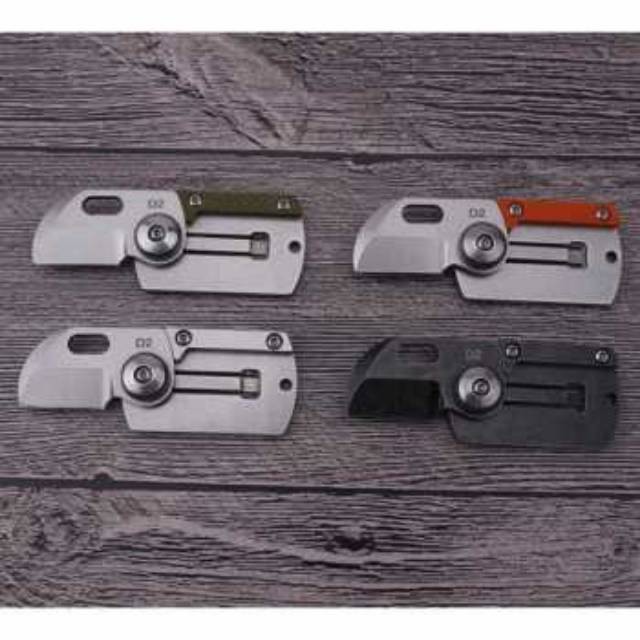 Pisau Lipat Mini Knife Cutter Kecil Portabel Potable Cuter Tajam Outdoor Camping Foldable Murah Unik