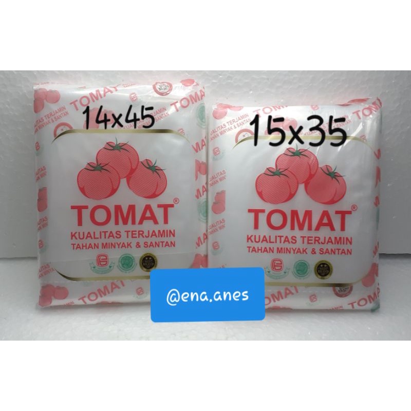 Plastik PE Tomat /Plastik Es Batu/Plastik Minyak/ Tomat 14X45/Tomat 13×35