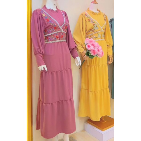 gamis Lesti bordir