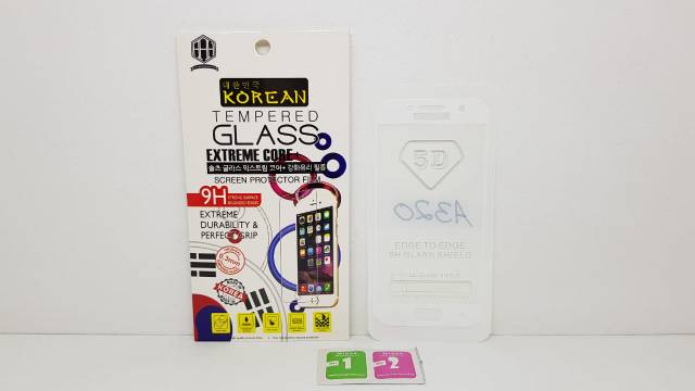 KOREAN Tempered Glass Samsung A3 2017 4.7 inchi FULL SCREEN Guard Samsung A320 Anti Gores FULL LAYAR