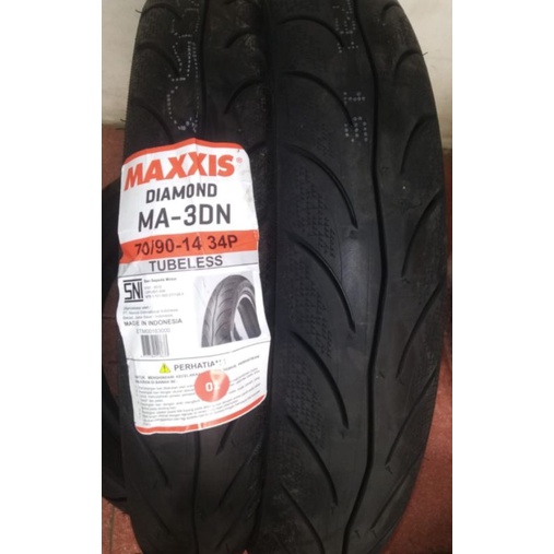 Ban tubeless maxxis diamond 70/90 14 free pentil