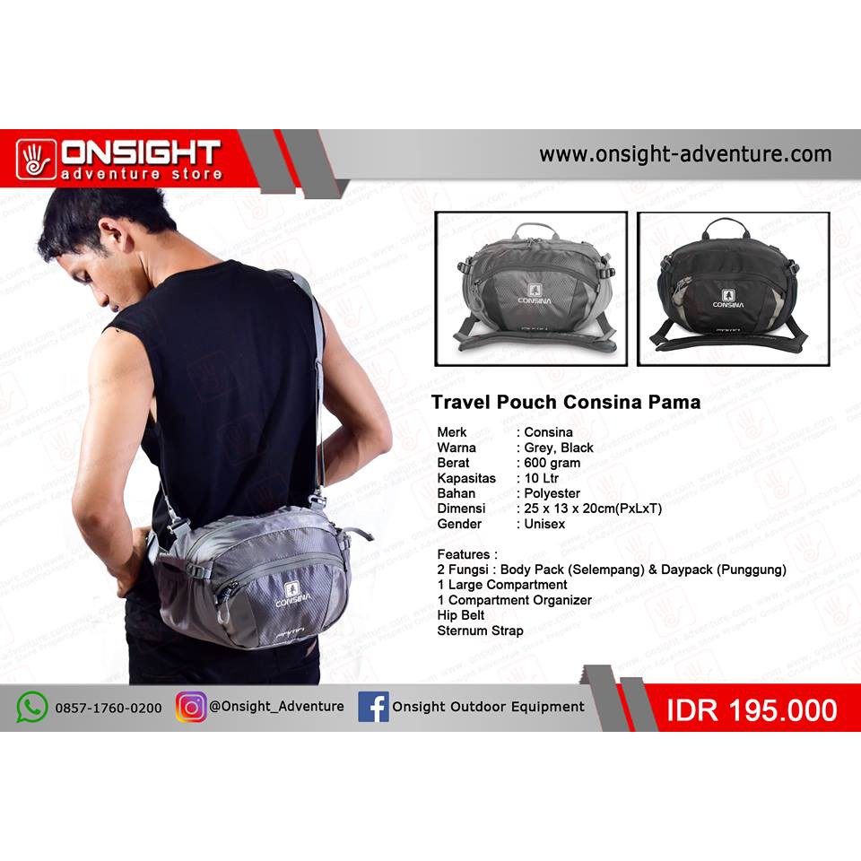 Tas Selempang Consina Pama
