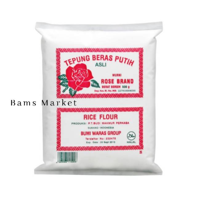 

Tepung beras rose brand 500g