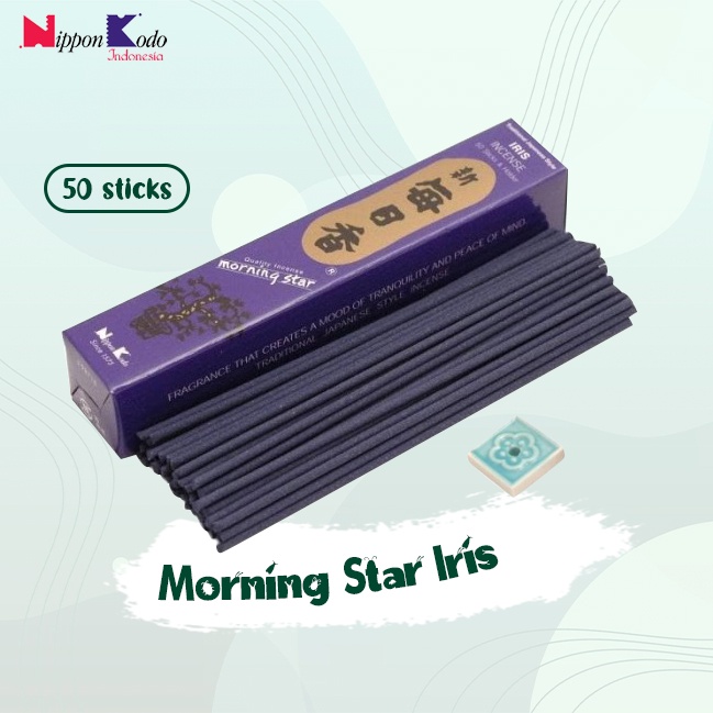 Dupa/hio Jepang wangi harum aromaterapi Morning Star Iris 50 stick