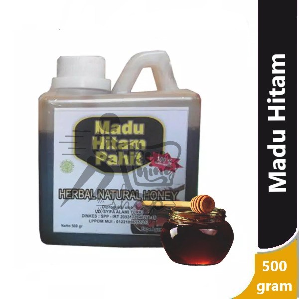 

Madu Hitam Pahit Herbal Natural Honey 500 gram UD Syifa - madu hitam pahit herbal
