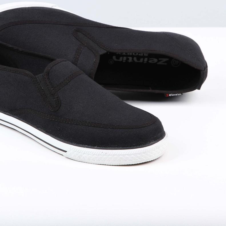 Zeintin - Sepatu Kets Pria Zeintin IR 2991 Hitam / Sport Pria /Sepatu Canvas