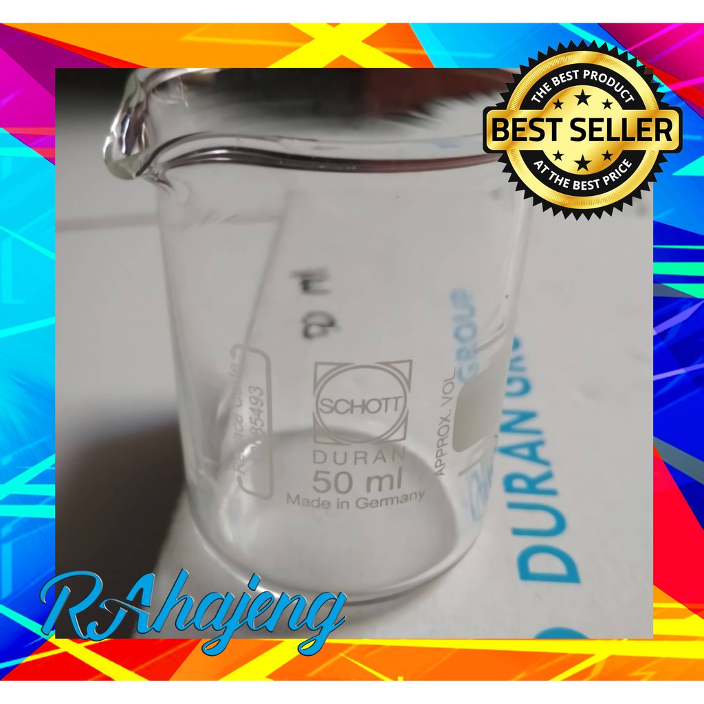 Beaker Glass 50 ml Schott Duran