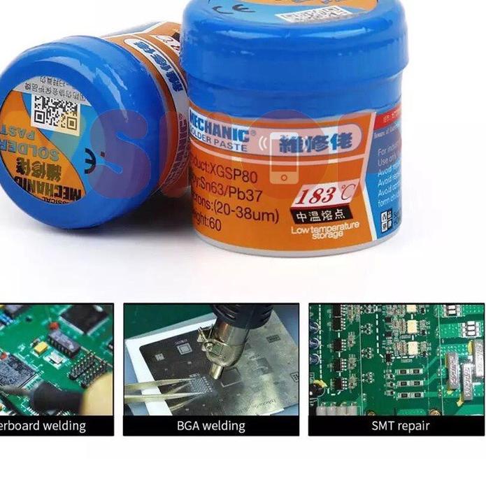 TIMAH PASTA - TIMAH CAIR - TIMAH SOLDER PASTA MECHANIC XGSP 183C