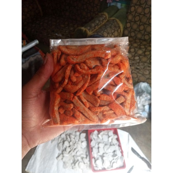 Basreng Bumbu Balado isi 250 gram Cemilan instan Bisa bayar ditempat