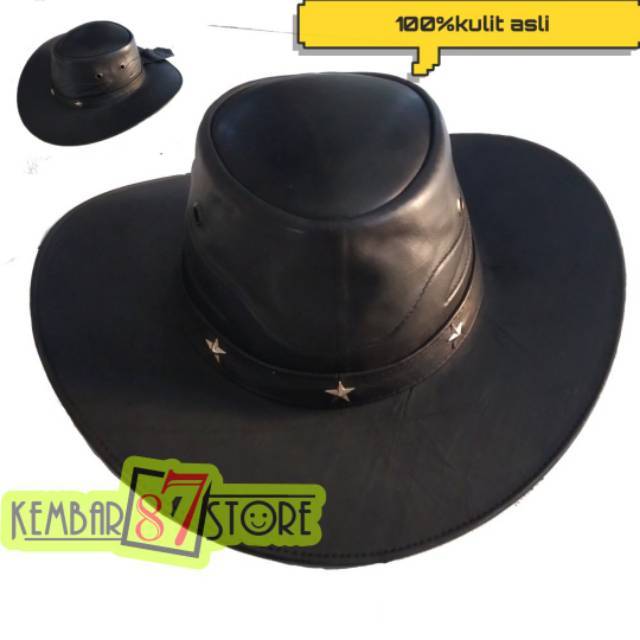 Grosir Topi cowboy coboy coboi koboy koboi kulit sapi asli made in Garut KUalitaS premium