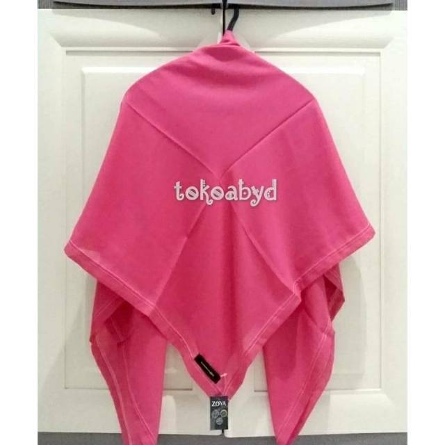 Jilbab Segiempat Zoya Nov Bold Scarf - Pink
