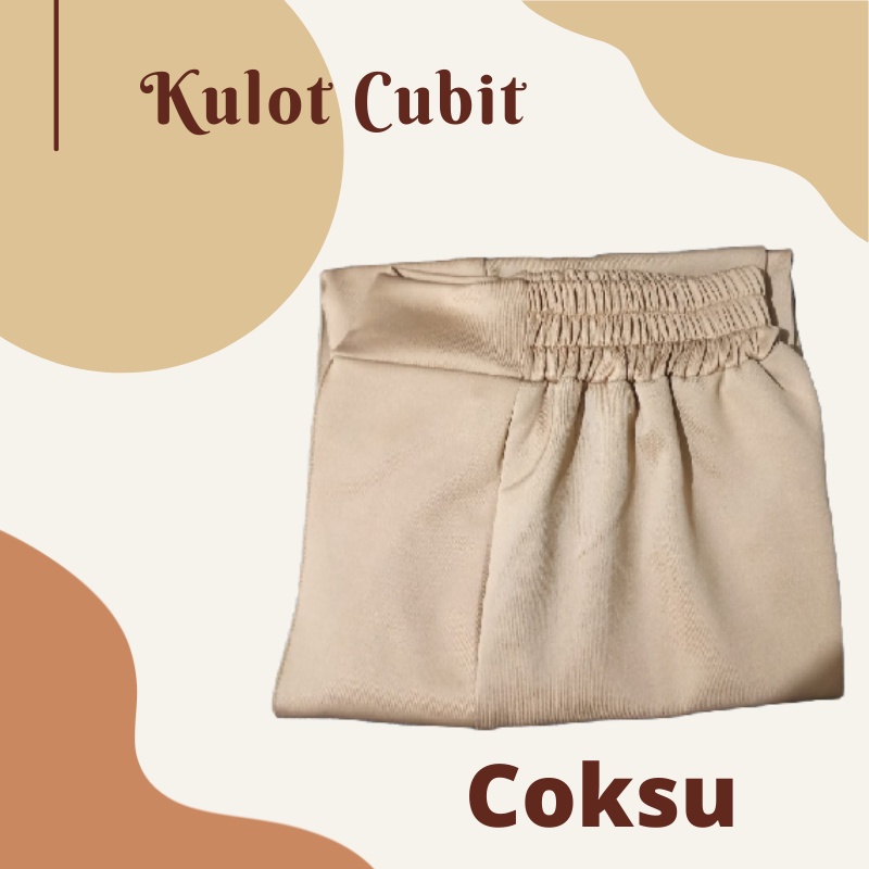 KULOT CUBIT SCUBA PREMIUM KULOT DEWASA HIGHWAIST KULOT POLOS - SC 103-COKSU
