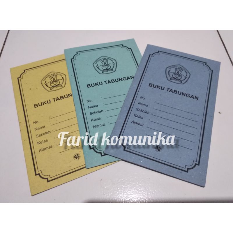 [HUSNA COLLECTION] BUKU TABUNGAN BIASA