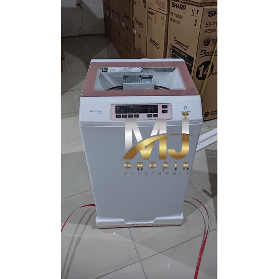 MESIN CUCI 1 TABUNG POLYTRON PAW 7028 TOP LOADING 7 KG ZEROMATIC