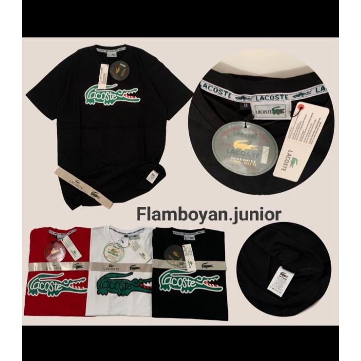 KAOS TSHIRT LACOSTE PRIA IMPORT ORIGINAL